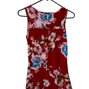Lily Sleeveless Summer Dress Floral Pattern Size Small to Medium